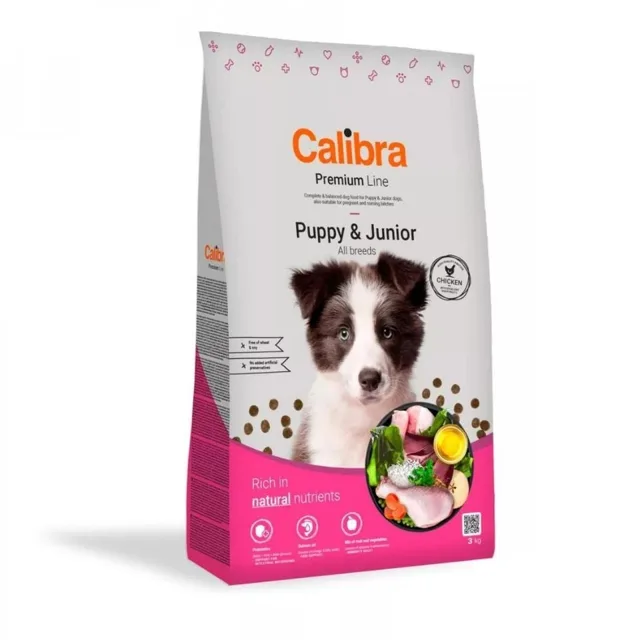 CALIBRA Dog Premium Line Puppy&amp;Junior 3 kg