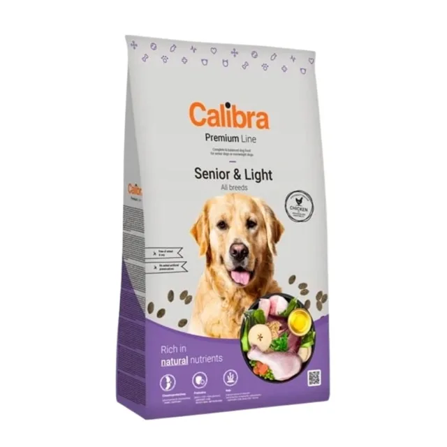 CALIBRA Dog Premium Line Senior&amp;Light 12 kg