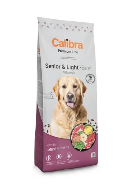 CALIBRA Dog Premium Senior Light All Breeds Beef 12kg