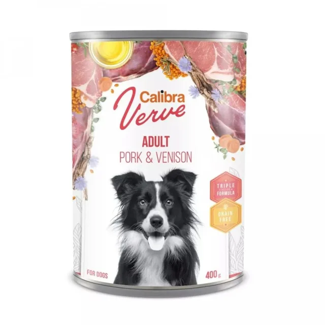 CALIBRA Dog Verve GF Adult Pork&amp;Venison 400 g
