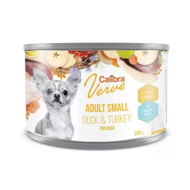 CALIBRA Dog Verve GF Adult Small Duck&amp;Turkey 200 g