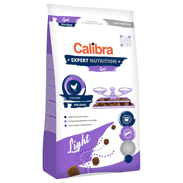 Calibra Expert Adult Light a Sterilized kuřecí - výhodné balení: 2 x 12 kg