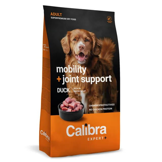 Calibra Expert Adult Mobility & Joint kachní - výhodné balení: 2 x 12 kg
