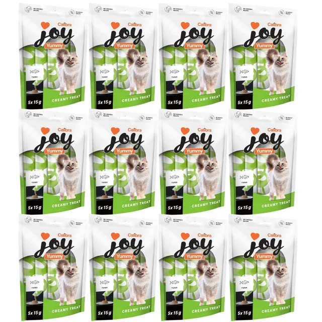 CALIBRA Joy Cat Yummy Tuna Treat 60x15 g s tuňákem, krémová pasta pro kočky