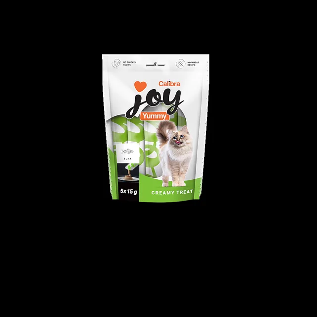 CALIBRA Joy cat yummy tuna treat pasta pro kočky 5 x 15 g