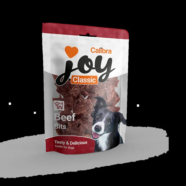 CALIBRA Joy dog classic beef bits hovězí kousky 250 g