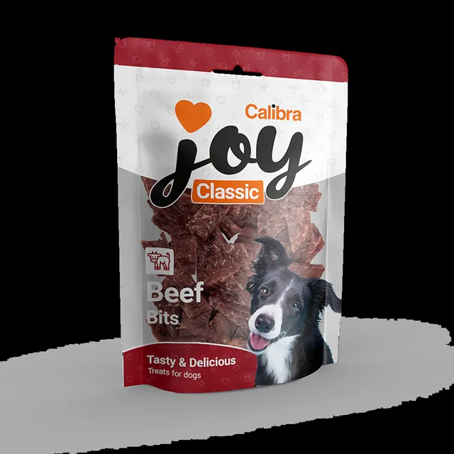 CALIBRA Joy dog classic beef bits hovězí kousky 80 g