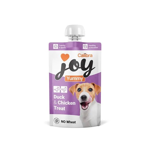 CALIBRA Joy dog yummy duck & chicken treat pasta pro psy 100 g