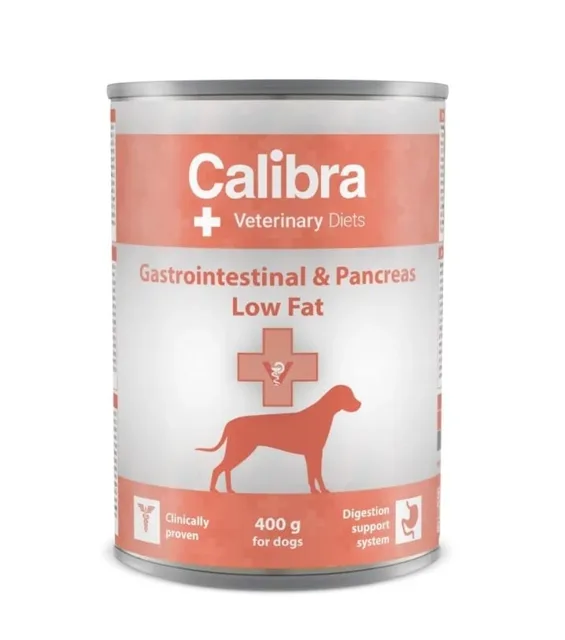 CALIBRA Veterinary Diet Dog Gastrointestinal Low Fat 400 g konzerva pro psy