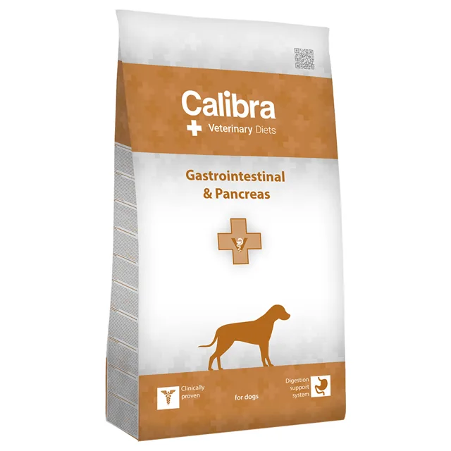 Calibra Veterinary Diet Dog Gastrointestinal & Pancreas s lososem - 12 kg