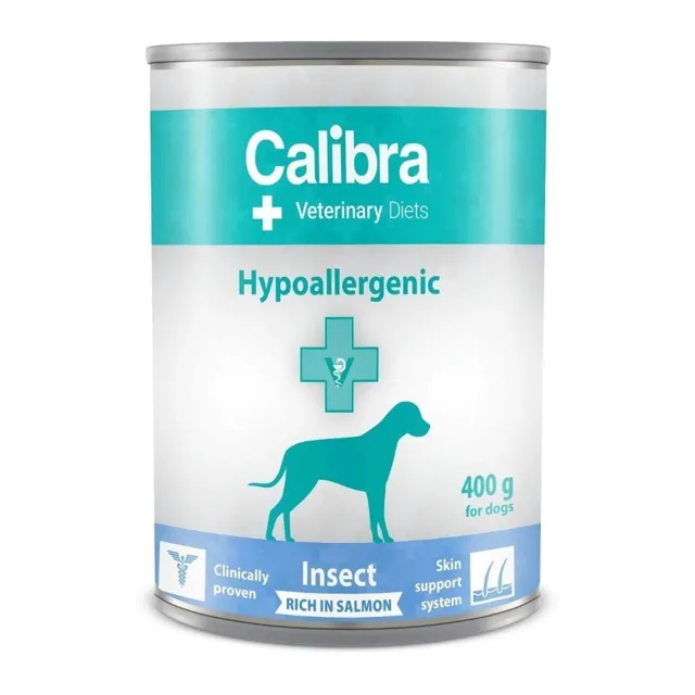 CALIBRA Veterinary Diet Dog Hypoallergenic Insect &amp; Salmon 400 g