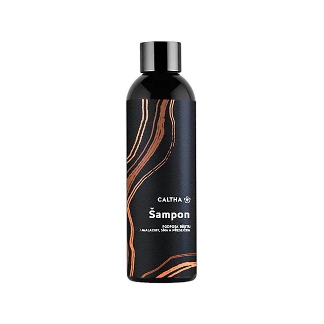 CALTHA Šampon Podpora růstu Malachit, síra a přeslička pro muže 250 ml