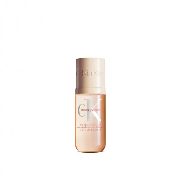 Calvin Klein Sheer Peach Unisex Hair & Body Perfume Mist  tělová mlha 100 ml