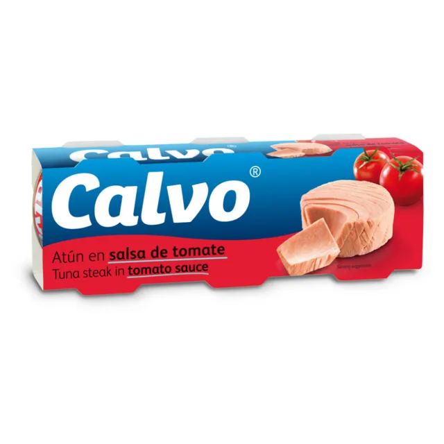 CALVO Tuňák v rajčatové omáčce 3 x 80 g