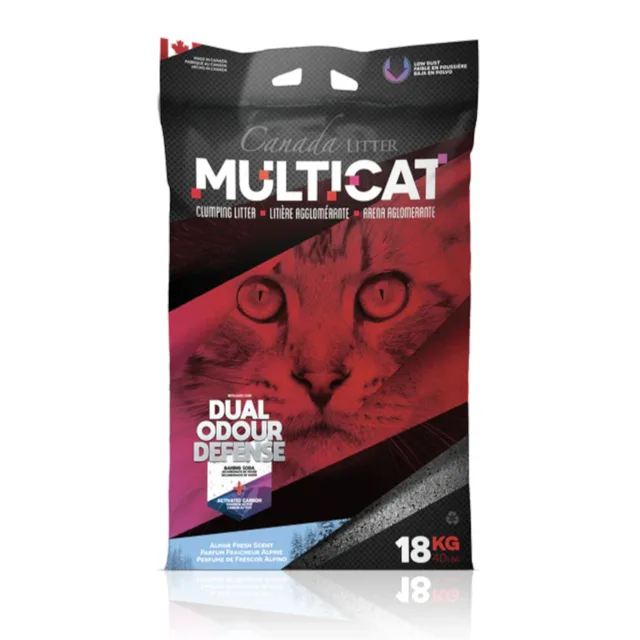 Canada kočkolit Multicat svěží alpská vůně - výhodné balení: 2 x 18 kg