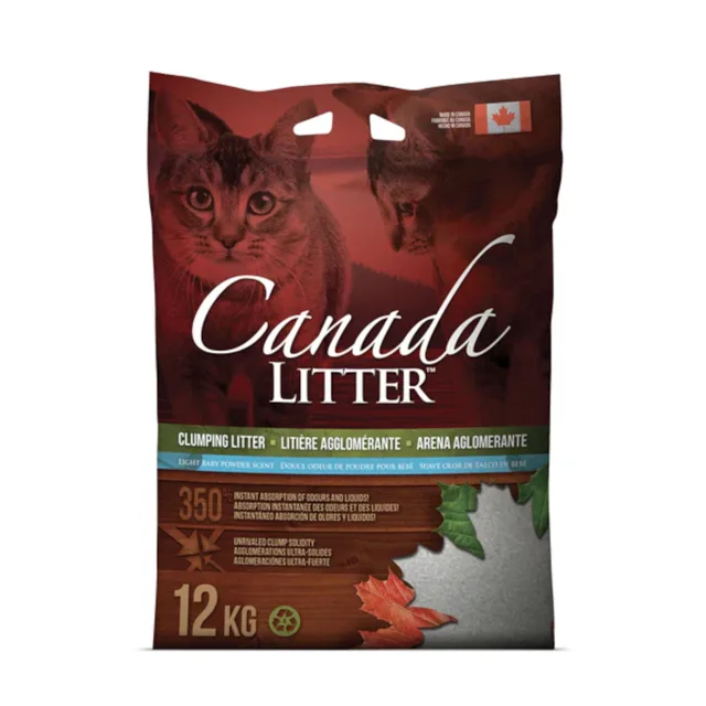 Canada Litter s vůní dětského pudru - 12 kg