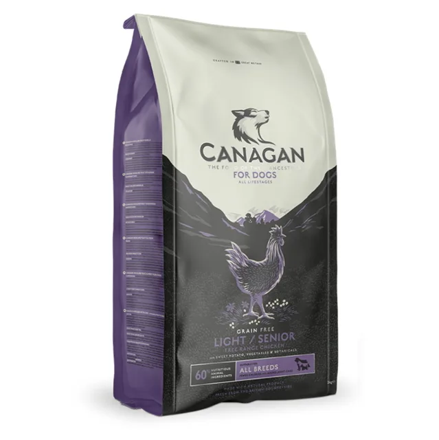 CANAGAN Light/senior granule pro psy, Hmotnost balení: 2 kg