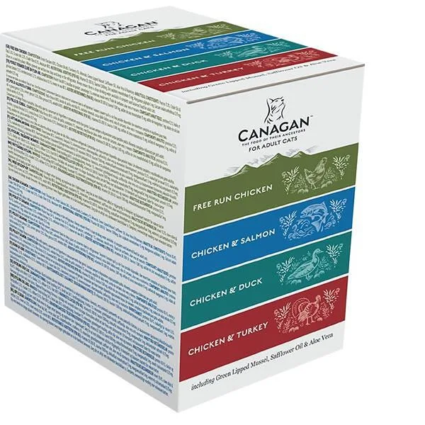 CANAGAN Multipack kapsičky pro kočky 8 x 85 g