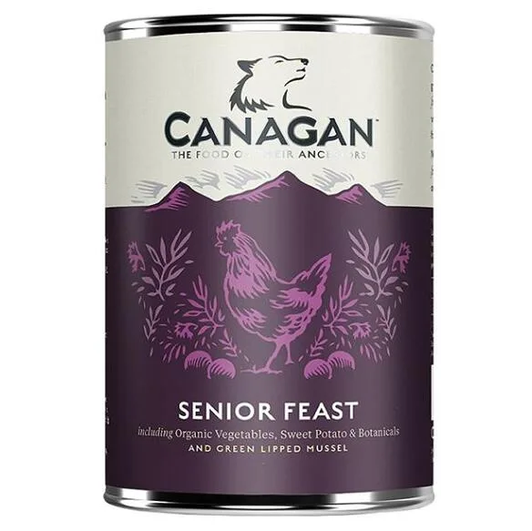 CANAGAN Senior feast konzerva pro psy 400 g