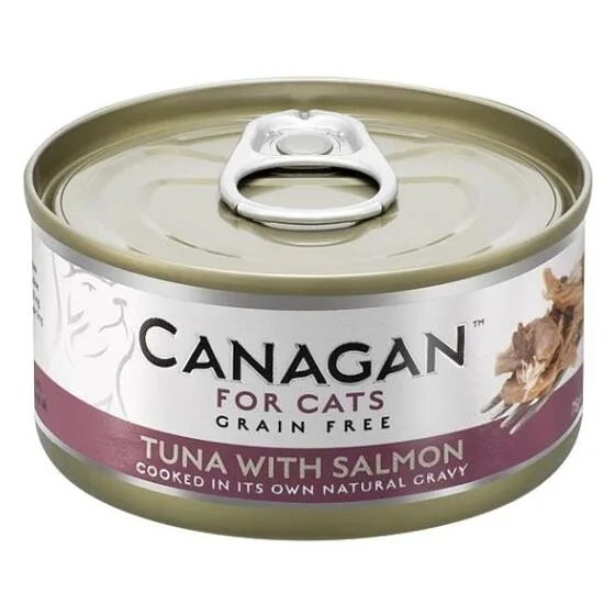 CANAGAN Tuna with salmon konzerva pro kočky 75 g
