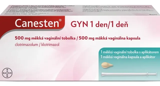 Canesten GYN 1 den 500 mg měkká vaginální tobolka