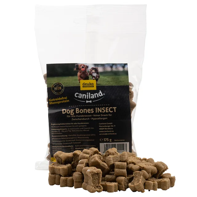Caniland Dog Bones Insect - výhodné balení 3 x 175 g