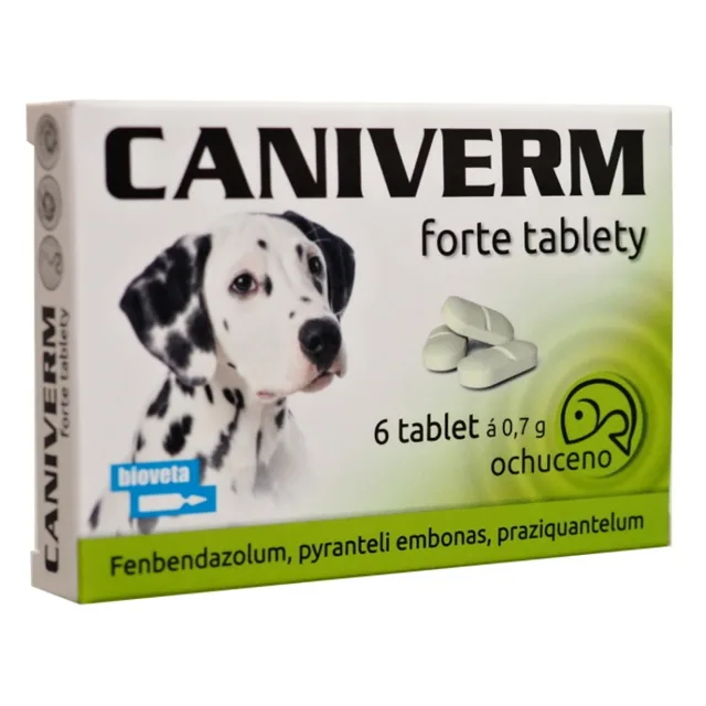 CANIVERM Forte 0,7 g 6 tablet