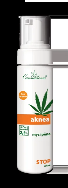 Cannaderm Aknea mycí pěna 180 ml