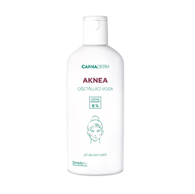 Cannaderm Aknea Ošetřující voda 200 ml