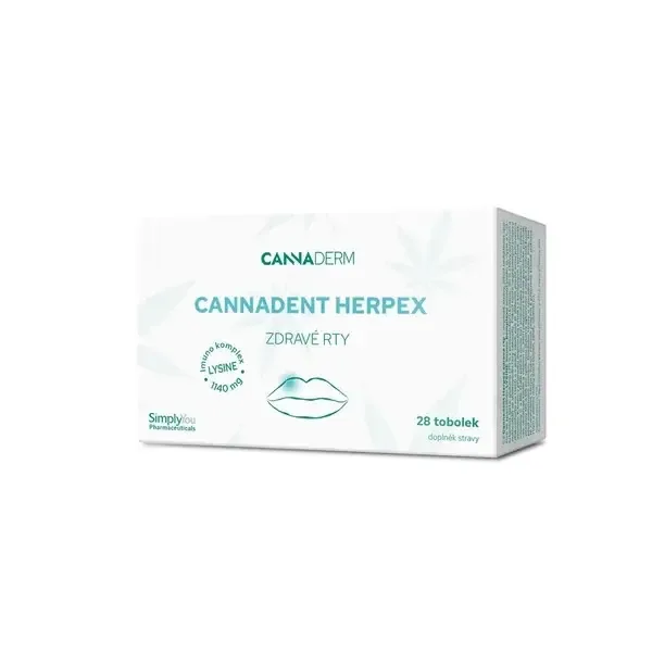Cannaderm Cannadent Herpex rty bez puchýřů 28 tobolek