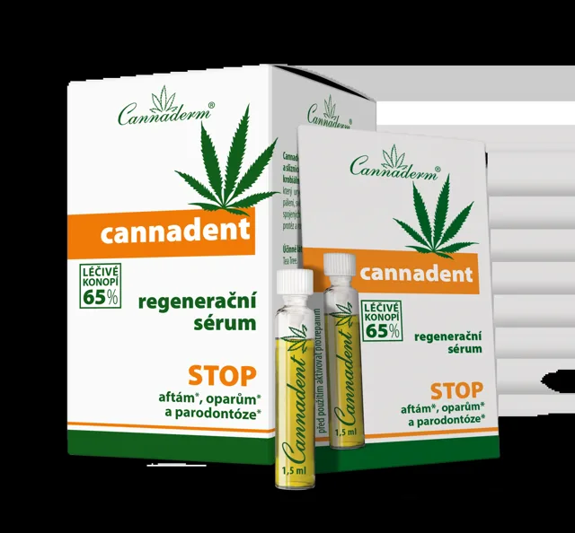 Cannaderm Cannadent regenerační sérum 10 x 1,5 ml