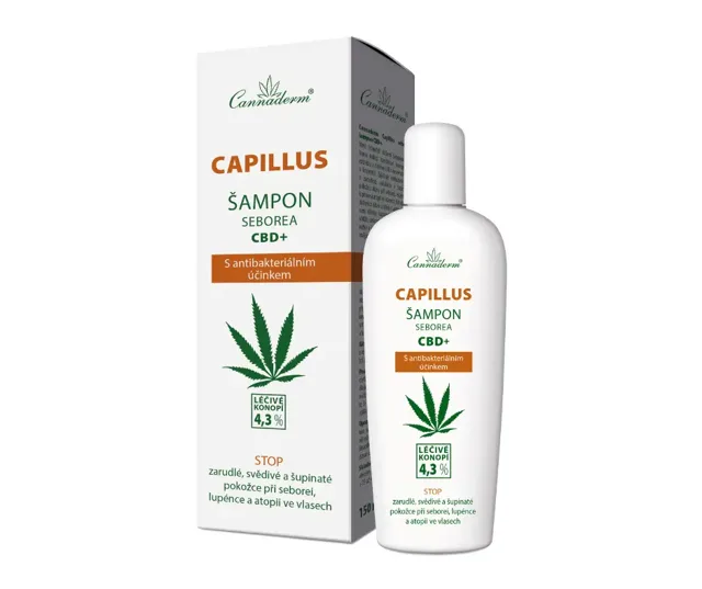 Cannaderm Capillus seborea šampon CBD+ 150 ml