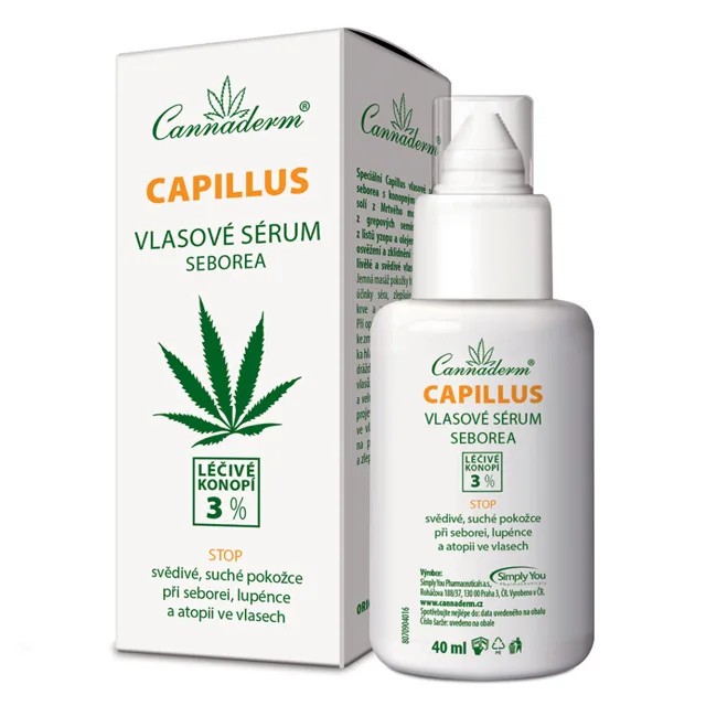 CANNADERM Capillus vlasové sérum seborea 40 ml
