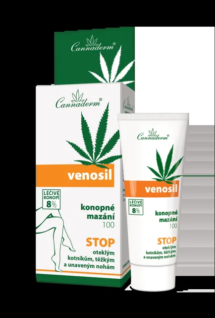 Cannaderm Venosil konopné mazání na žíly 100 ml