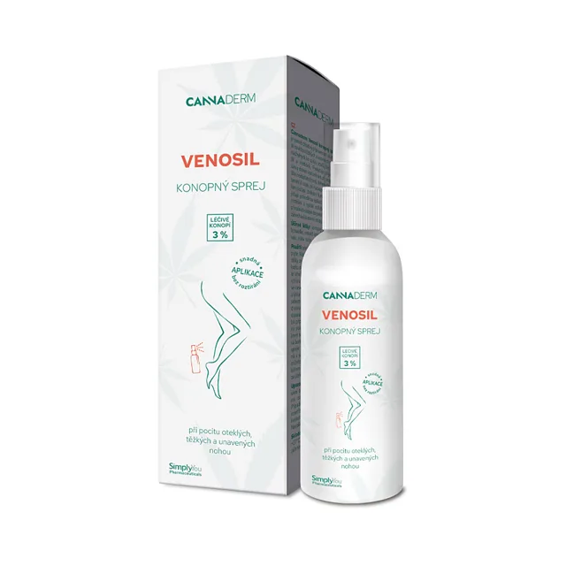 CANNADERM Venosil konopný sprej 150ml
