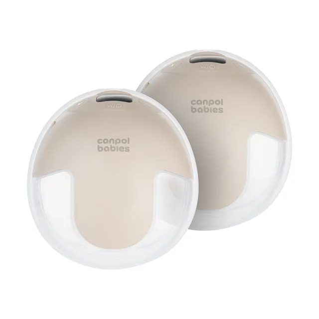 Canpol babies Dvojitá elektrická hands-free odsávačka mateřského mléka do podprsenky SmartSense