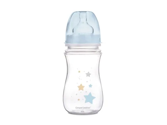 Canpol Babies Easy Start láhev se širokým otvorem 3m+ 240 ml