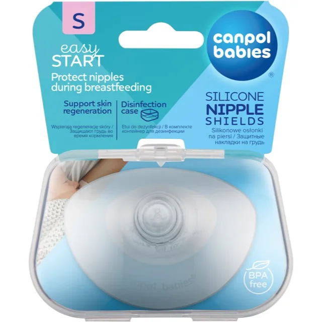 Canpol babies EasyStart chrániče prsních bradavek velikost S 2 ks