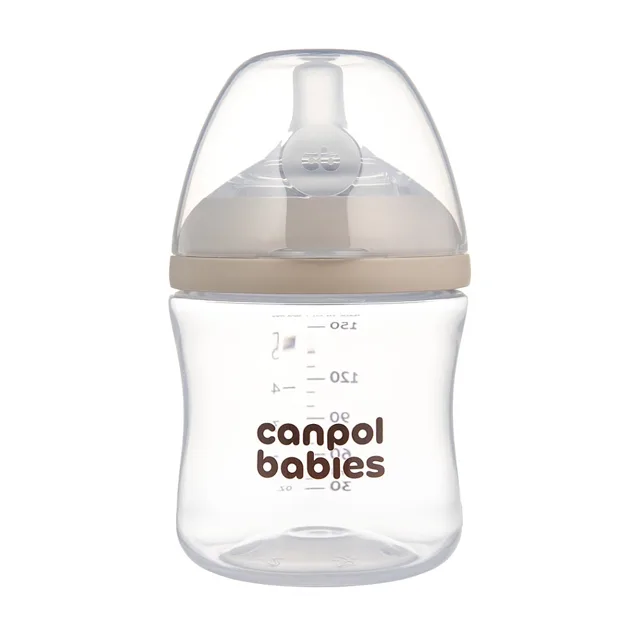 CANPOL BABIES Lahev antikoliková natural shape 0m+ 150 ml