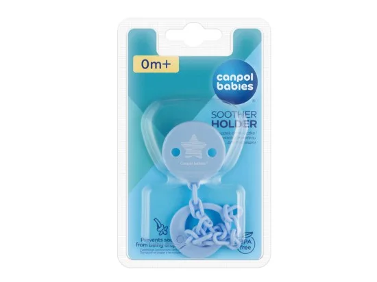 Canpol Babies řetízek na šidítko 0m+, Mix barev