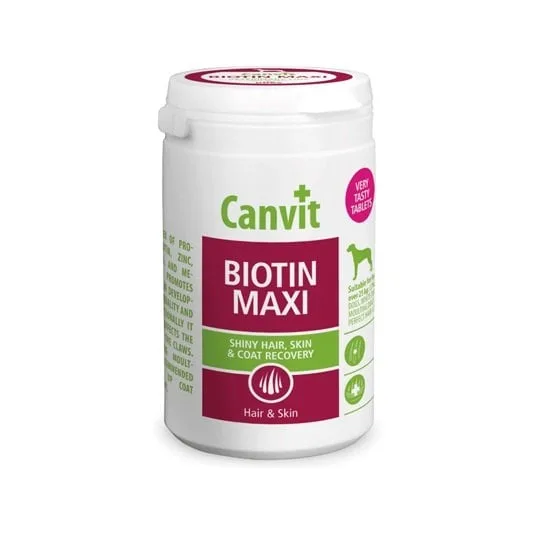 CANVIT Dog Biotin Maxi 500g doplněk pro kůži a srst psů velkých plemen