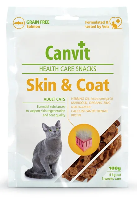 Canvit Snack Skin &amp; Coat Salmon - 100g