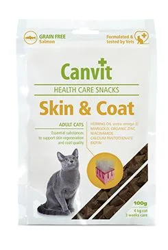 Canvit Snacks cat skin & coat 100g
