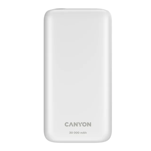 Canyon Power Bank PB-301, 30000mAh, bílá