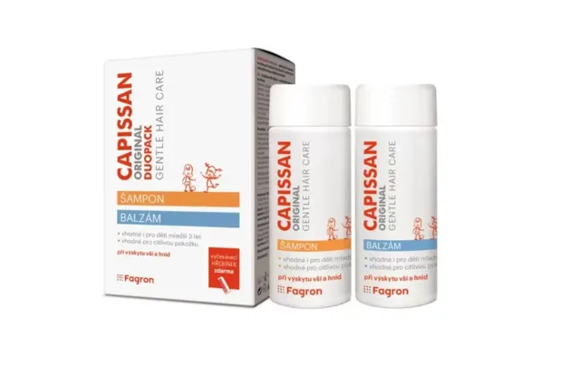 Capissan Original Šampon 200 ml + balzám vši 200 ml