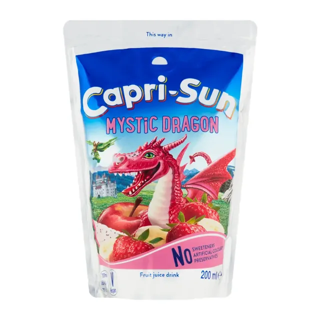 Capri-Sun Nesycený ovocný nápoj Mystic Dragon  200 ml