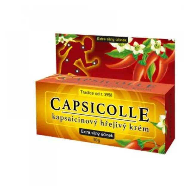 CAPSICOLLE Kapsaicinový krém extra hřejivý 50 g