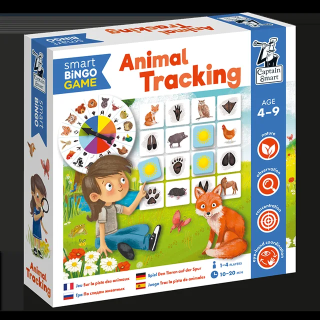 Captain Smart Chytré bingo - po stopách zvířat