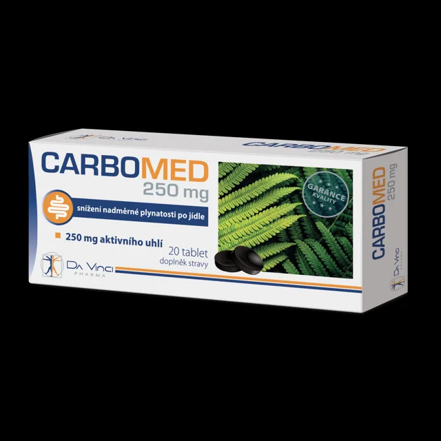 Carbomed 250 mg Da Vinci Pharma 20 tablet