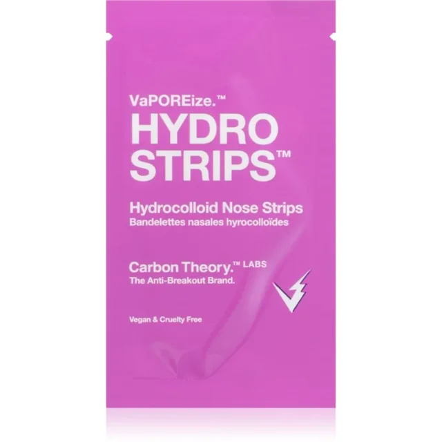 Carbon Theory Vaporeize Hydro Strips čisticí náplast na zanešené póry na nose 8 ks